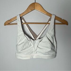 Lululemon Athletica Stash It All Bra Strappy Racerback White Size 8 White Beige